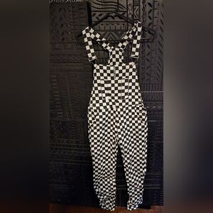 Checkered Overalls